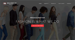 Desktop Screenshot of multitrade.in